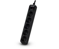 CyberPower Tracer III B0520SC0-FR surge protector Juodas 5 AC outlet(s) 200 - 250 V 1.8 m
