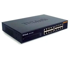 Šakotuvas D-Link DLINK 16xRJ45 10/100 nevaldomas 16 prievadų jungiklis 2 MB 100 MB, galima integruoti