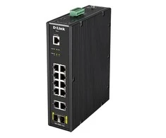 Šakotuvas D-LINK 12 Port L2 Industrial Smart Managed Switch su 10 x 1GBaseTX jungtys ir 2 x SFP jungtys