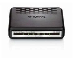 Šakotuvas D-Link GO-SW-5G tinklo komutatorius Ne-valdomas Juoda