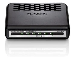 Šakotuvas D-Link GO-SW-5G tinklo komutatorius Ne-valdomas Juoda