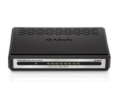 Šakotuvas D-Link GO-SW-8G tinklo komutatorius Ne-valdomas Juoda