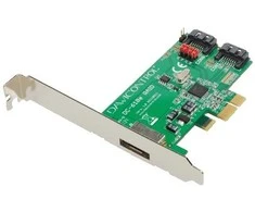Kontrolierius Dawicontrol PCIE 2.0 x1 - 2x SATA 3 + ESATA (DC-610E)