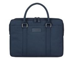Dbramante1928 Krepšys dbramante Stelvio Slim Bag Pure - Krepšys na laptopa 14'' ze skóry licowej, tamsiai mėlyna