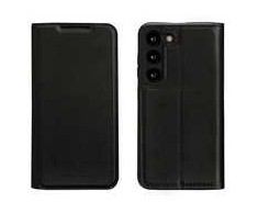 dbramante Oslo Dėklas Flip na telefon su poliuretanu juoda dla Samsung Galaxy S23