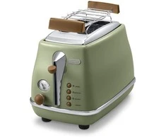 Skrudintuvas Toaster DeLonghi Icona Vintage CTOV 2103.GR (900W, žalias color)