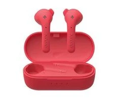 Defunc Earbuds True Basic belaidės ausinės, Raudonos