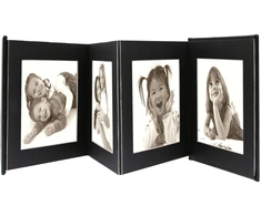 Nuotraukų rėmelis Deknudt Leporello juoda 8x13x18 8 nuotraukos A66DC2 8PH