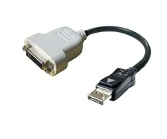Adapteris AV Dell kabelis DisplayPort DVI adapteris