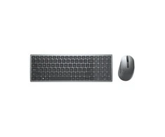 DELL KM7120W klaviatūra RD belaidis ryšys + „Bluetooth“ QWERTY Vokiečių Pilka, Titanas