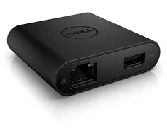 „Dell“ USB C tipo adapteris prie HDMI, VGA, Ethernet, USB 3.0, Gigabito eterneto, DA200