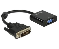 Delock adapterio kabelis DVI 24+1 vyriškas > VGA moteriškas