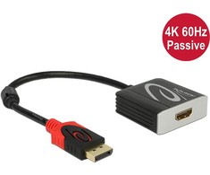 „Delock“ adapterio kabelis „DisplayPort 1.2“ kištukas > HDMI lizdas
