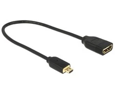 DeLOCK mikro HDMI – HDMI St-Bu 20cm 4K