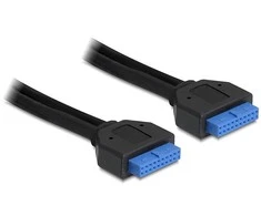 Delock 0.45m, Juodas (83124)