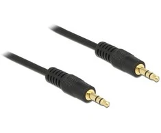 Kabelis Delock Jack 3.5mm - Jack 3.5mm 0.5m juoda (83742)