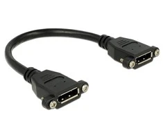 PRZEDŁUŻACZ DISPLAYPORT F/F 20 PIN V1.1 0.25M DO PANELU DELOCK