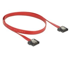 Delock SATA - SATA, 0,5 m, raudona (83835)