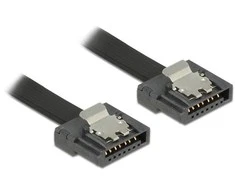 Delock SATA - SATA, 0,5 m, juoda (83841)