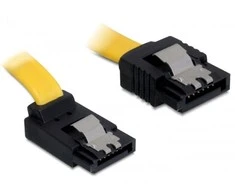 DELOCK Cable SATA 6Gb/s 50cm aukštyn/tiesus metalinis