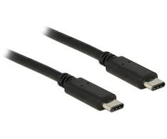 DELOCK Cable USB Type-C 2.0 male > USB Type-C 2.0 male 0.5 m juodas