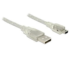 Delock 83904 USB 2.0 A tipo kištukas > USB 2.0 Mini-B kištukas USB2.0 (A tipas) kištukas iki miniUSB2.0 kištukas 0,5 m