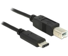Kabelis USB Delock USB-C - 0.5 m Juodas (83328)