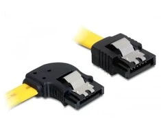 DELOCK Cable SATA 6Gb/s 70cm kairysis/tiesus metalinis