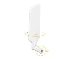 Delock 12430 - 4 dBi - 0,698 - 0,791 / 0,824 - 0,960 / 1,710 - 2,170 / 2,400 - 2,500 / 5,150 - 5,875 GHz - 50 ? - Daugiakryptė antena - SMA - 2,5:1 - 5,0:1