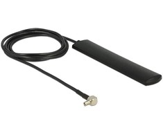 Delock Antenna LTE TS-9 kištukas 3 dBi įvairiakryptis standus juodas lipnus tvirtinimas