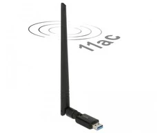 „Delock WLAN USB3.0 Stick“ dviejų juostų 2,4/5 GHz WLAN_AC 867+300 išorinė antena