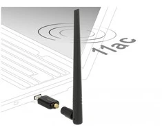 „Delock WLAN USB3.0 Stick“ dviejų juostų 2,4/5 GHz WLAN_AC 867+300 išorinė antena