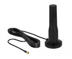 Delock LTE antenos SMA kištukas 3 - 5 dBi 12 cm fiksuotas įvairiakryptis