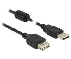 USB kabelis Delock USB-A - USB-A 1,5 m Juodas (84884)
