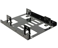 DELOCK Installation frame 3.5inch > 2x 2.5" 70mm × 100mm HDD juodas