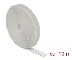 Delock Velcro kabelių raištis L 10 mx P 20 mm rulonas pilkas