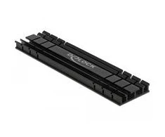 Delock Kühlkörper flach 100 mm für M.2 Modul juodas