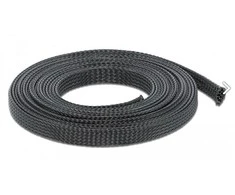 DELOCK 5M 12MM TEMPAMŲJŲ KABELIŲ PINĖ JUODA