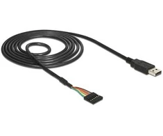 Delock Adapterkabel USB > Seriell-TTL 6 Pin Pfostenbuchse 1,