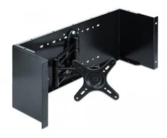 Laikiklis WYSIĘGNIK DO MONTAŻU MONITORA W SZAFACH RACK 19" 4U 10KG JUODA DELOCK