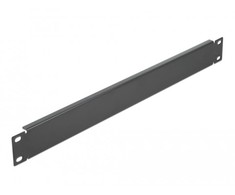 Delock DeLOCK 66289, Rack dangtis, Juodas, Metalas, 1U, Kinija, 44,5 mm