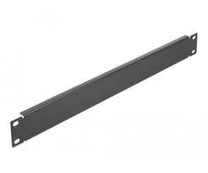 Delock DeLOCK 66289, Rack dangtis, Juodas, Metalas, 1U, Kinija, 44,5 mm