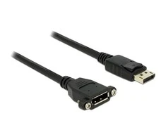 Sonstige Delock 1m M-F - 1 m - DisplayPort - DisplayPort - Vyriškas - Moteris - Auksinis