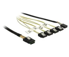 „DeLOCK“ kabelis 4x SATA -> SFF-8087 SB 1m