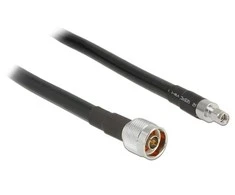 Delock Antennenkabel N Stecker > RP-SMA Stecker CFD400 LLC400 1 m low loss