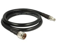 Delock Antennenkabel N Stecker > RP-SMA Stecker CFD400 LLC400 1 m low loss