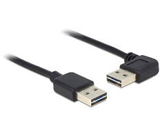 USB kabelis Delock USB-A - USB-A 1 m Juodas (83464)