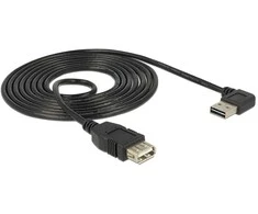 Kabelis USB Delock USB-A - USB-A 1 m Juodas (83551)
