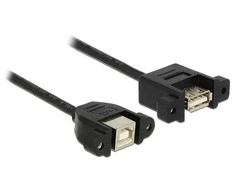 Delock Kabelis USB 2.0 Typ-B Buchse zum Einbau>USB 2.0 Typ-A Buchse zum Einbau 1m