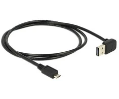 Kabelis USB Delock USB-A - 1 m Juodas (83535)